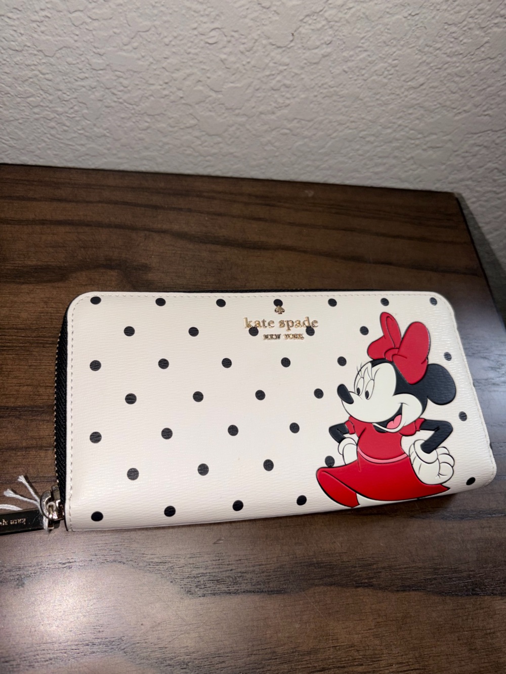 Disney x Kate Spade New York Minnie Mouse large continental wallet